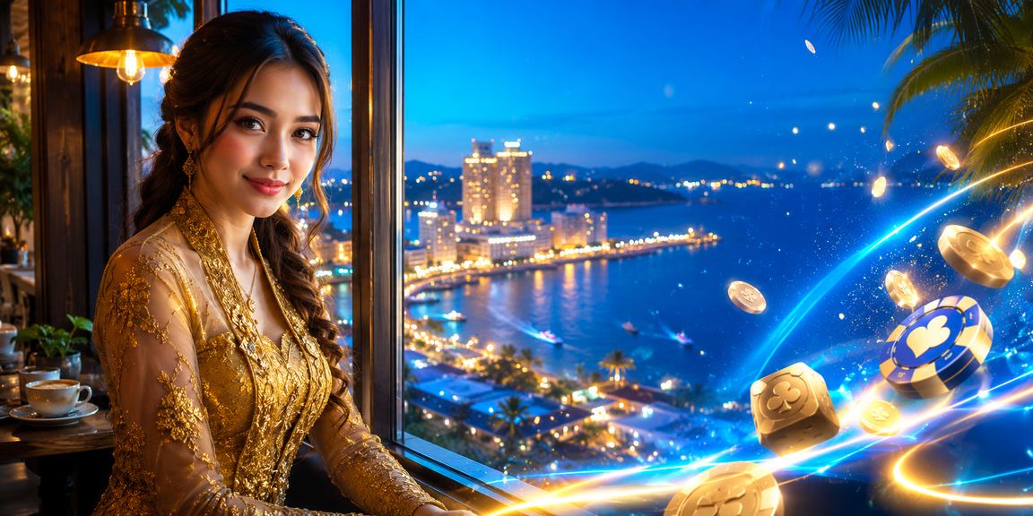 Pemain Seremban menikmati pengalaman pertaruhan kasino dengan busana kebaya tradisional Malaysia